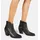 Cowboy-Stiefelette Herren Schwarz 41