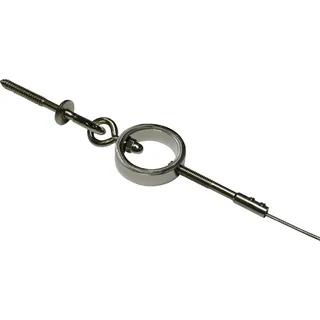 GARDINIA Seilspanngarnitur Ring 1-läufig Ø 0 mm 500 cm Grau