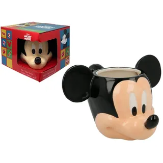 Disney Micky Maus Keramiktasse 3D Micky Mug 355 ml dreidimensionale Charakter Frühstücksschale für Kinder zum Sammeln