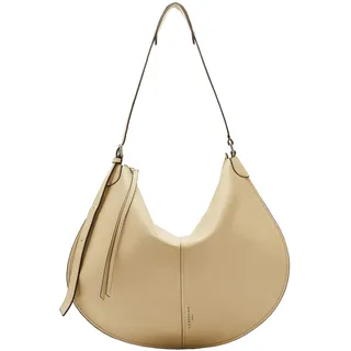 Liebeskind Berlin Damen Naomi Heavy Pebble Hobo L, Oat, Large (HxBxT 41.3cm x 51.7cm 0.5cm) EU