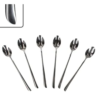 JUSTINUS 6er Set Twist Latte Macchiato Löffel für 6 Personen - 747-480