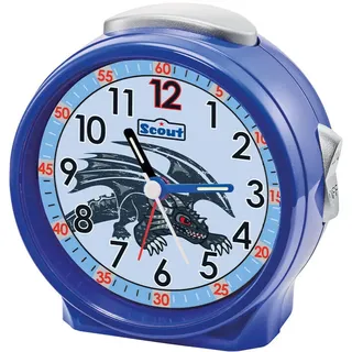 Scout Wecker 280001024 Kinderwecker Friends Drache blau