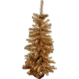 Ambiance Künstlicher Weihnachtsbaum Tisch-Weihnachtbaum Galvanisiert 120 cm Gold