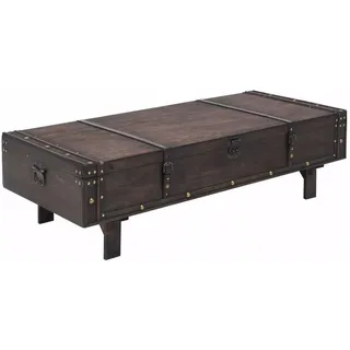 vidaXL Couchtisch Braun Massivholz 120 x 55 x 35 cm