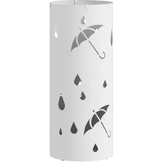 Homcom Umbrella Rack Schirmständer 17 x 17 x 41 Weiß