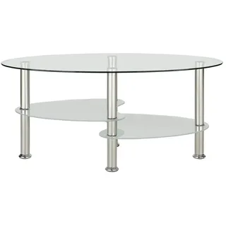 Couchtisch  Vignola , transparent/klar , Maße (cm): B: 55 H: 41