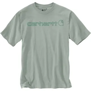 CARHARTT - Core Logo S/S - T-Shirt, Gr XS türkis