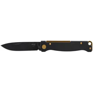 Böker Plus Atlas Black STONEWASH BRASS 01BO859