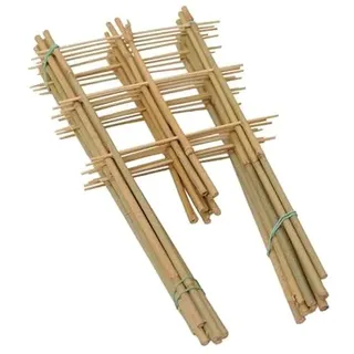 Dixiestore Rankgitter Bambus Set 10 Stück Länge 60 cm - Tomaten Rankhilfe Gurken - Rankhilfen für Kletterpflanzen Gurken Rankhilfe Tomaten - Rankenhilfe für Pflanzen Topf 3S