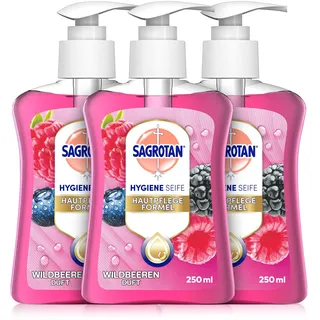 Sagrotan Handseife Brombeere und Waldfrüchte – Hygienische Flüssigseife
