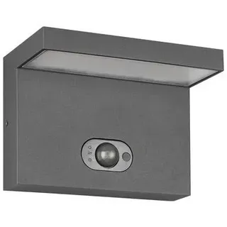 Trio Leuchten Aussenwandleuchte, Anthrazit, Metall, 10x13x18 cm, Farben fixierbar, mit Schalter, Dämmerungssensor, Lampen & Leuchten, Außenbeleuchtung, Außenleuchten