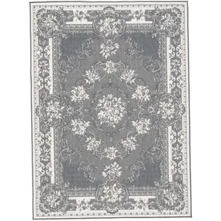 Pergamon, Teppich, In- und Outdoor Teppich Beidseitig Cape Cod Bordüre (140 x 140 cm)