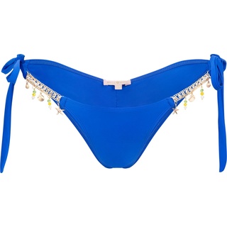 Moda Minx, Damen, Bikini, Seychelles Tie Side Brazilian, Blau, (XL)