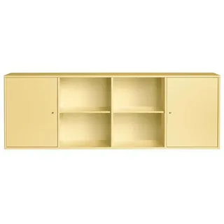 Hammel Furniture Sideboard Mistral, Hochwertig Schrank, hängend/stehend montierbar, mit zwei Türen, B: 177 cm, anpassungsbar Designmöbel gelb