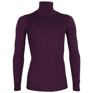 wobera NATUR Rollkragenshirt Steh-/Rollkragenshirt mit/ohne Reißverschluss mit Schurwolle&Seide rot 42/44