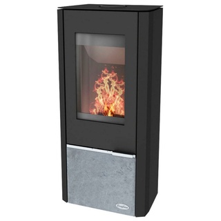 Fireplace Kaminofen Kingstone Speckstein, 6 kW, Zeitbrand, Außenluftanschluss schwarz