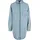 Shirtkleid Blau XXL