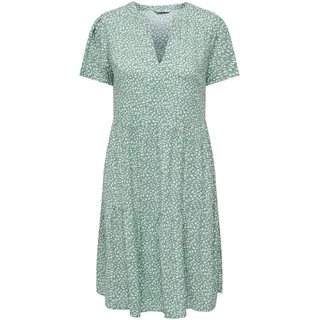 Only Sommerkleid Grün/Weiß 36