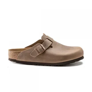 Birkenstock Boston Nubukleder geölt schmal tabacco brown 43