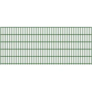 fa-bausysteme Doppelstabmattenzaun 250 cm x 103 cm Moos