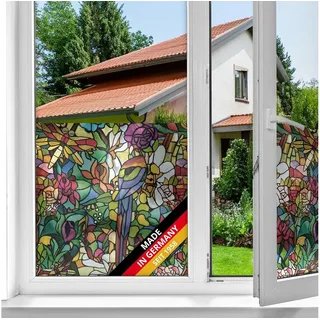 d-c-fix Unbekannt 346-0647 bedruckt Tulia Fensterfolie, Mehrfarbig, 45 cm x 2 m