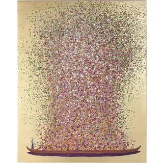 Kare Blumen Holz 120x160 cm