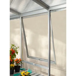 Vitavia Seitenfenster "V" für Vitavia Gewächshäuser-Alu-blank eloxiert-3 mm Sicherheitsglas