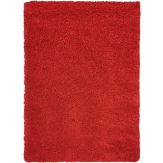 Teppich FERRO, Rug Studios, Rechteckig, Höhe: 35 mm, Balkon, Flur, Küche, modern, Waschbar, weich, 80 x 240 cm, rot rot