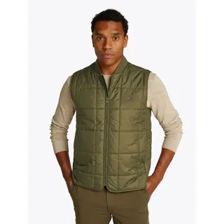 Tommy Hilfiger Steppweste SQUARE QUILTED VEST Mit Rundhalsausschnitt grün S (46)