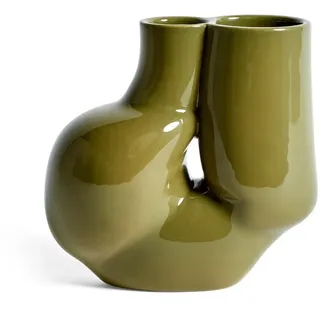 HAY - W&S Chubby Vase, olivgrün