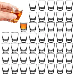 12 Stück Schnapsgläser Glas, 30ml Eierförmiges Weinglas, Hartglasbecher,Direkter Trinkbecher, mit Dickem Boden, Spülmaschinenfest, Transparent Shot Gläser, für Schnäpse, Wodka, Ouzo, Sambuca, Tequil