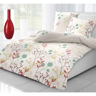 Dormisette Bettwäsche 155x220 Biber Bio vom Ökoversand Waschbär Made in Germany mit Reißverschluss Fein-Biber ***