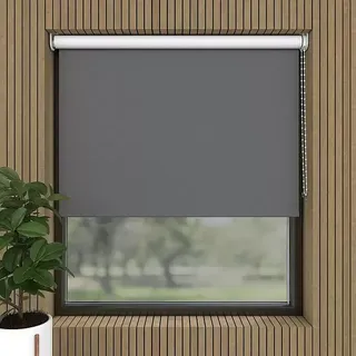 Verdunkelungsrollo  (B x H: 200 x 275 cm, Grau)