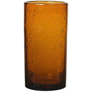 ferm LIVING - Oli Wasserglas, H 12 cm, recycelt amber