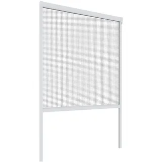 WINDHAGER Insektenschutz-Fensterrahmen Rollo Basic 130 x 160 cm Weiß