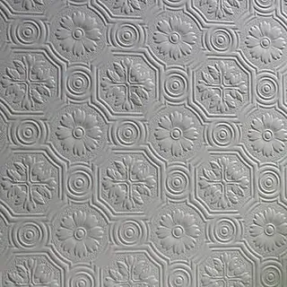 K&L Wall Art Anaglypta Vintage Tapeten mit 3D Struktur | florale Barocktapete mit Ornamenten | Strukturtapete mit Tiefeneffekt | überstreichbare Vliestapete (Spencer, weiß)