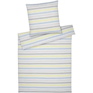 ELEGANTE Bliss Sonne Halbleinen Gelb 135 x 200 cm + 80 x 80 cm