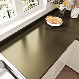 Yullpaper Klebefolie Möbel Selbstklebende Tapete Gold Bronze Abwaschbare Küchenfolie Wand Tapeten Möbelfolie Selbstklebend Vintage Gold Schrankfolie Klebefolie Für Küchenarbeitsplatte 40cm X 300cm
