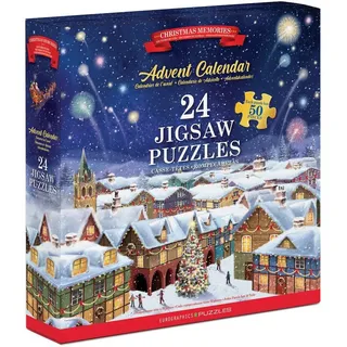 Sonstige Verlage Eurographics Puzzle Adventskalender Christmas Memories 2021