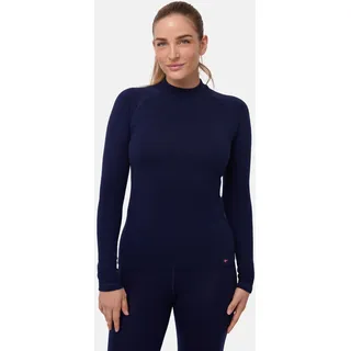 Danish Endurance Merino Thermo Langarm Shirt Dunkles Marineblau L