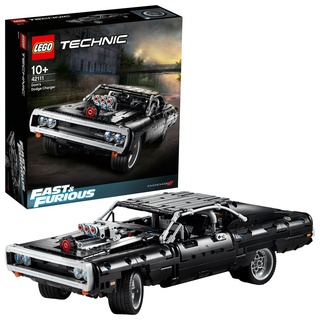 LEGO 42111 Technic Dom's Dodge Charger, Fast and Furious Modellauto für Kinder und Erwachsene, Rennwagen, Rennauto, tolles Geschenk