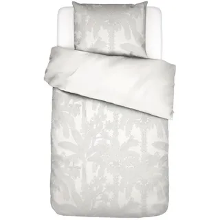 Essenza Bettwäsche Palma, Weiß, Textil, Palmen, 155x220 cm, Oeko-Tex® Standard 100, Schlaftextilien, Bettwäsche, Bettwäsche, Übergrößen-Bettwäsche