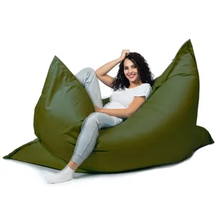 sunnypillow Sitzsack Outdoor & Indoor grün 180 cm x 145 cm