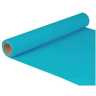 Papstar Tischläufer Tissue 5 m x 40 cm Türkis