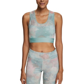 esprit sports Bustier teilweise transparent und mit Ringerrücken grün L (40)