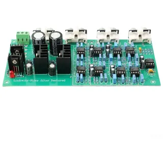 Besttoolifes 3-Wege-Aktive elektronische Frequenzweiche 6-K-Audio-Frequenzteiler mit einstellbaren Crossover-Punkten 310 Hz/3,1 kHz für DIY-Audiosystem