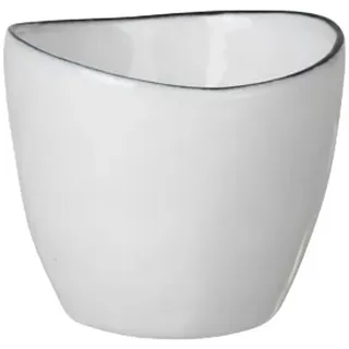 Broste Copenhagen Eierbecher Salt Weiss/Schwarz