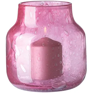 Fink Dekovase FINK "SOLEA", fuchsia, B:19cm H:19cm T:19cm Ø:19cm, Glas, Vasen