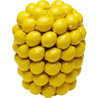 Kare Vase Lemon Juice Gelb 40 cm