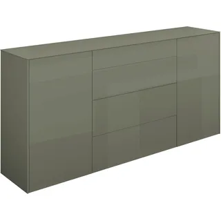 Mäusbacher 179 x 89 x 42 cm Olivgrün / Glas